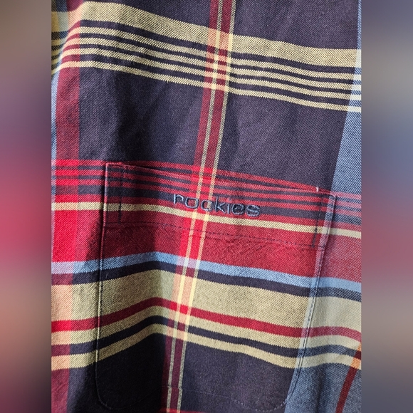 ROCKIES PLAID BUTTON UP - Picture 3 of 6